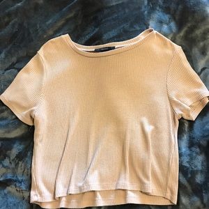 Baby pink Forever 21 crop top